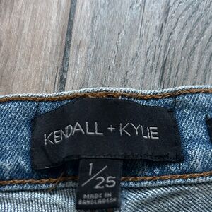 Kendall & Kylie Light Blue Denim Jeans with Contrast Stitching